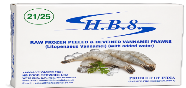 21/25  HBF PND Prawns 6x1.4kg 800G