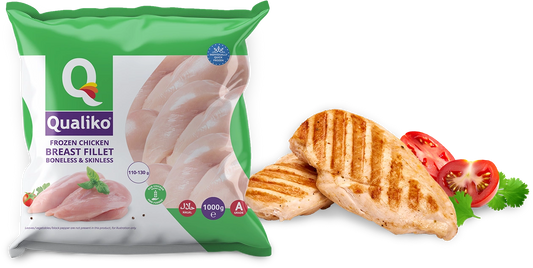 Qualiko Cooked Chicken, 4x2.5kg, clearance