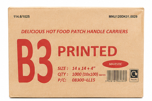 B3 Printed Carriers Bags 1000