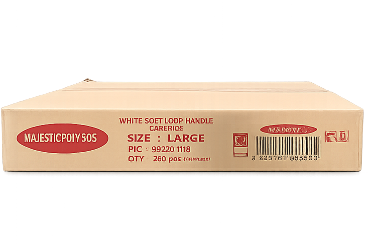 SOS Large Handle Carriers, 250pcs, Plastic