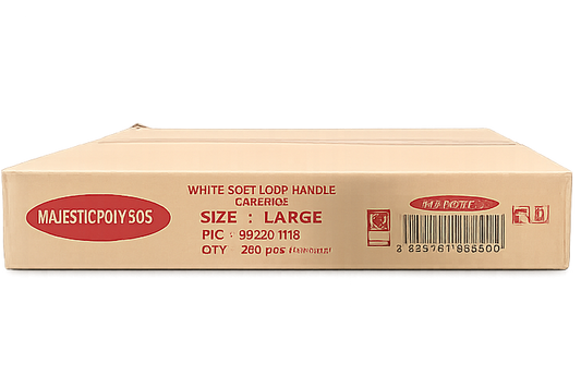 SOS Large Handle Carriers, 250pcs, Plastic