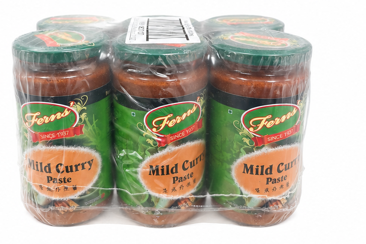 Fern's Mild Curry Paste, 6x380g