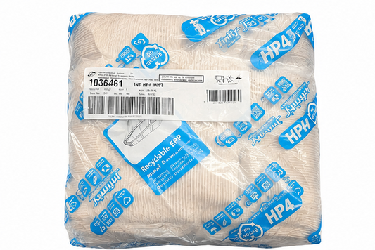 HP4 WHT Burger Box, 125 Qty