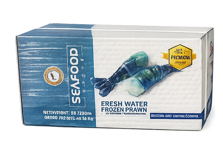 Fresh Water Frozen Prawns 6/8