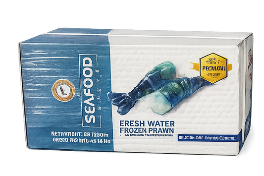 Fresh Water Frozen Prawns 6/8