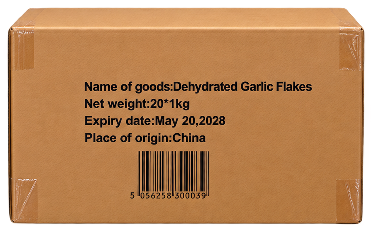 Dried Garlic Flakes HBF, 20x1kg