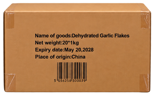 Dried Garlic Flakes HBF, 20x1kg