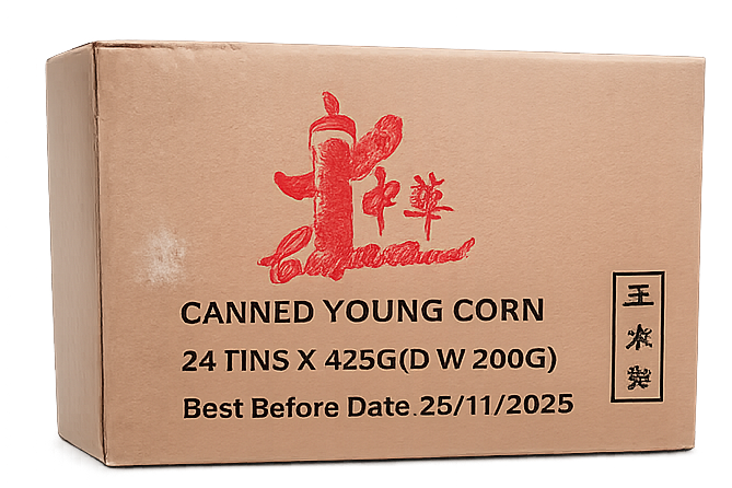 Canned Young Corn, buy 1 get 1, 24x425g, clearance