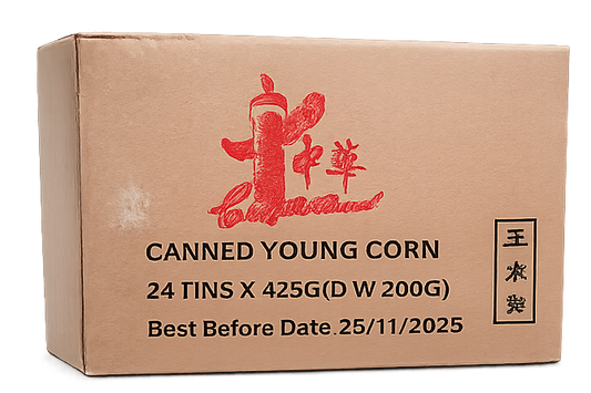 Canned Young Corn, buy 1 get 1, 24x425g, clearance