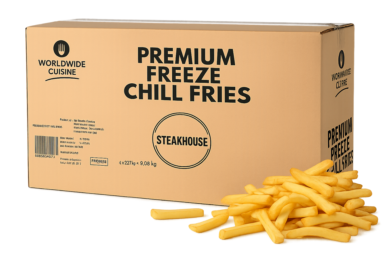 Steakhouse World wide chips/fries , 4x2.5kg
