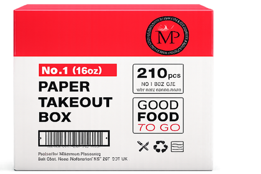 VIP No1, MP, PAPER TAKEOUT BOX , PCS210