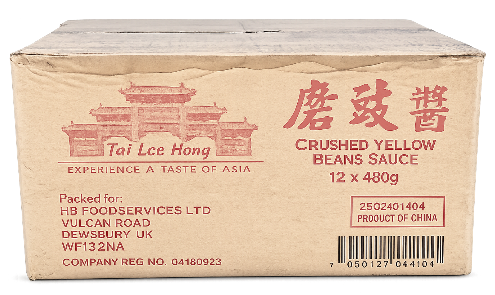 Crushed yellow beans sauce, tai lee, 12x480g, clearance