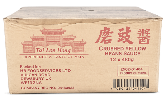 Crushed yellow beans sauce, tai lee, 12x480g, clearance