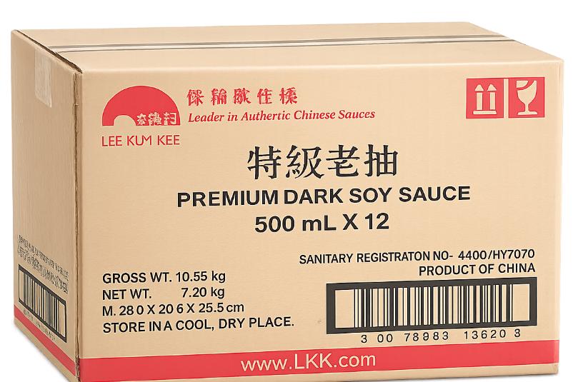 LKK Premium dark soy sauce , 12X500ML, clearance