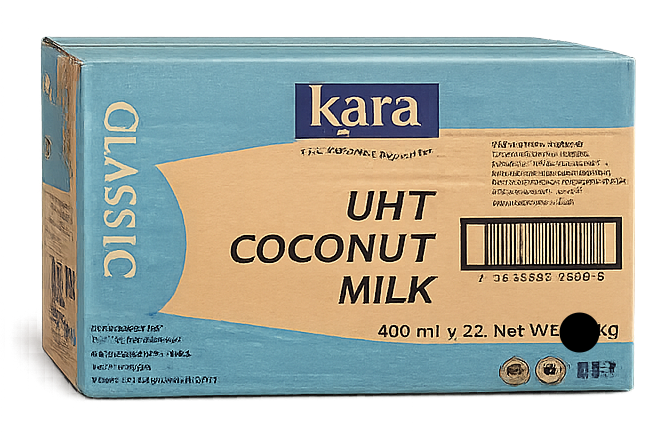 UHT Coconut milk, 400ml x 24, net w 9.6kg, clearance