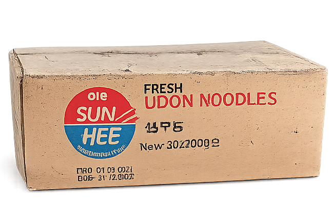 sun hee fresh udon noodle, 30x200g, clearance, only in LEEDS