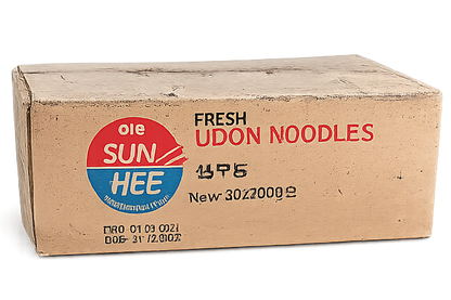 sun hee fresh udon noodle, 30x200g, clearance, only in LEEDS