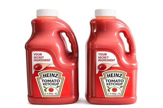 Heinz tomato Ketchup, 2 x 4.6ltr, clearance