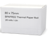 Large till rolls, 80x75mm, 20rolls