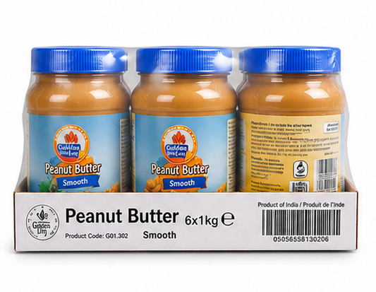 Smooth Peanut Butter 6x1kg, Clearance