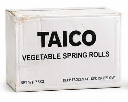 Vegetable Spring Roll, Taico,  7.5kg