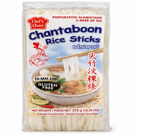 10MM Rice Stick, Chef's Choice  1x30x375g