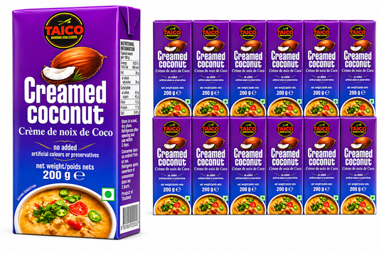 Creamed Coconut, Taico 40 x 200g