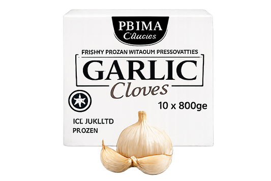 Frozen Garlic 10x800g
