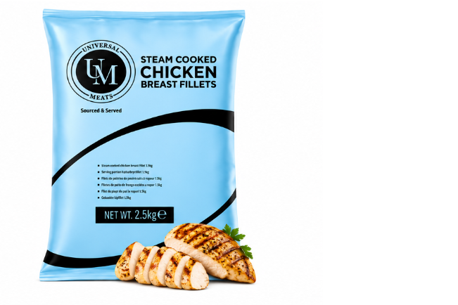 UM Cooked Chicken, 4 x 2.5kg