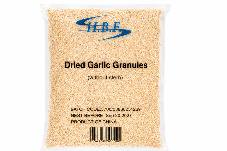 Dried Garlic Granules HBF, 1KG