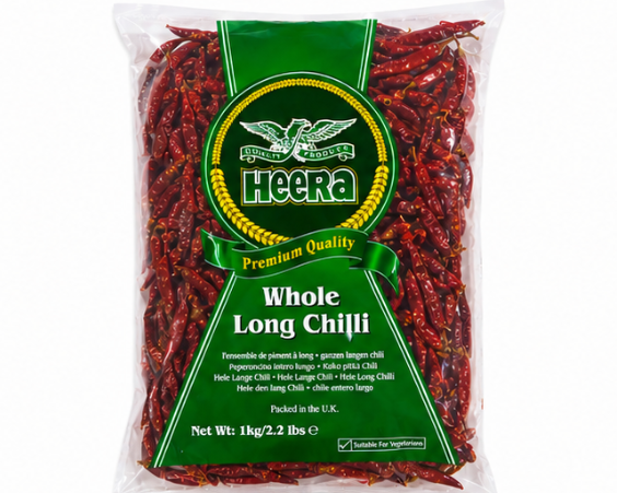 Whole Long Chilli, 1kg