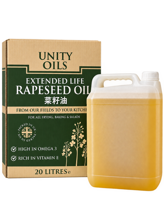Rapeseed Cooking/Frying Oil, unity oils, 20ltr,