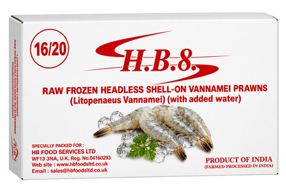 HBF HLSO Prawns 16/20, 800g net