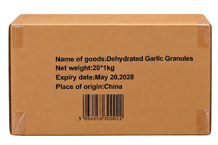 Dried Garlic Granules HBF, 20x1kg