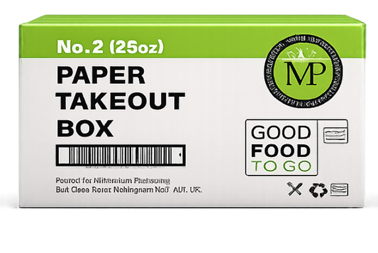 VIP No2, MP, PAPER TAKEOUT BOX , PCS180