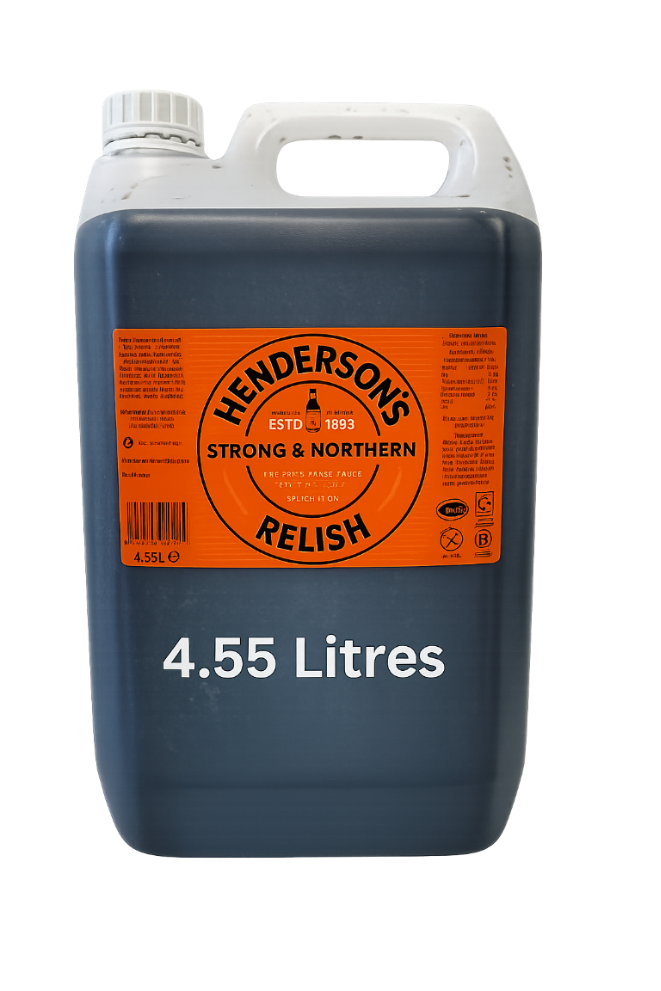 Henderson's Relish, Worcestershire Sauce, 4.55ltr, clearance