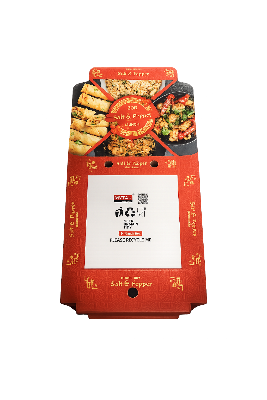 10" Munch Pizza Box, QTY90