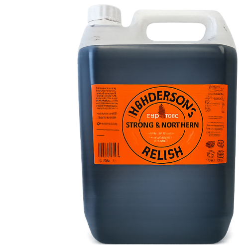 Henderson's Relish, Worcestershire Sauce, 4.55ltr, clearance, AVAILABLE IN Leeds