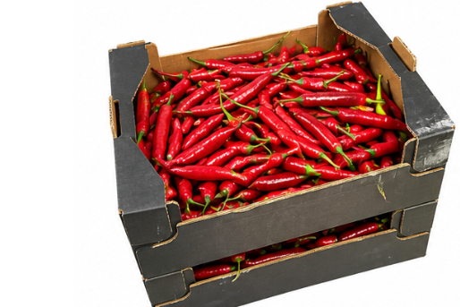 Fresh Long Red Chilli, 3kg box