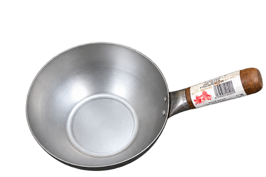 Flat Bottom Wok, Carbon Steel