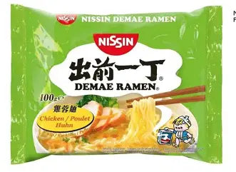 Nissin noodle chicken 30x100g