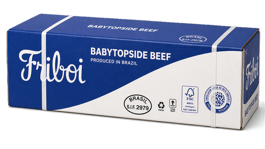 Frozen Baby Topside Beef  Per/kg