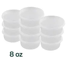 Elite 8oz Containers + Lid, 225