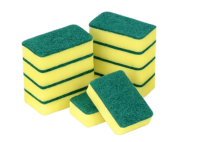 Green Sponge 6x4 inch