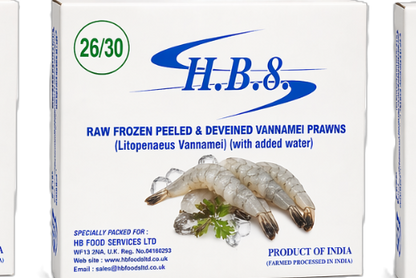 HBF PND Prawns 26/30, 800g net