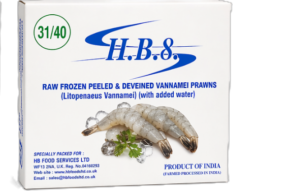 HBF PND Prawns 31/40 6x1.4kg
