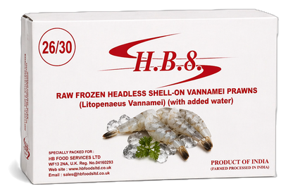 HBF HLSO Prawns 26/30 , 800g net