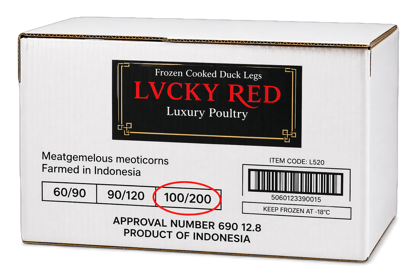Lucky Red Shrimps 100/200