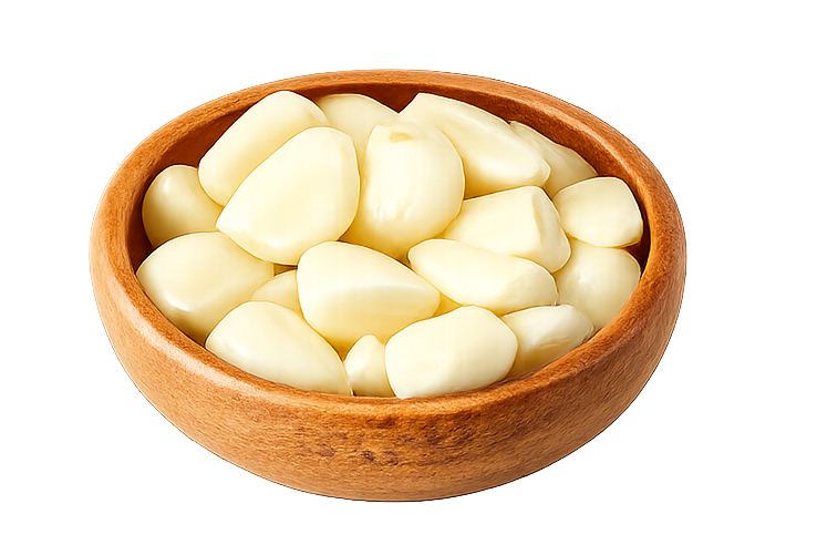 Fresh Peeled Garlic, 1kg