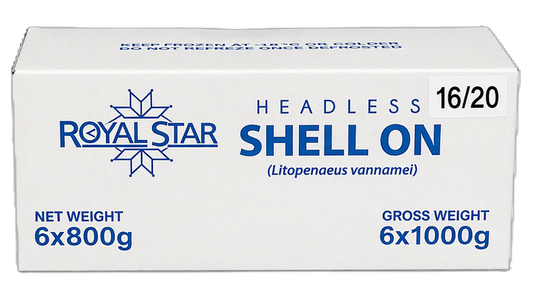 Royal Star HLSO Prawns 16/20 900g